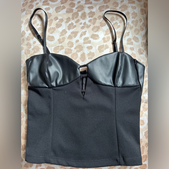 Zara leather tank - Picture 1 of 4
